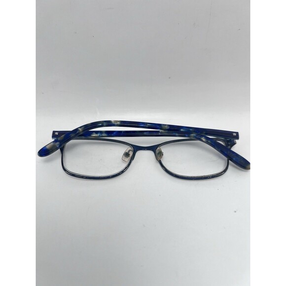VERA WANG V911 Dark Navy Blue Matte/Tortoise Eyeglasses Frames Only 51-16-140 - Picture 6 of 6